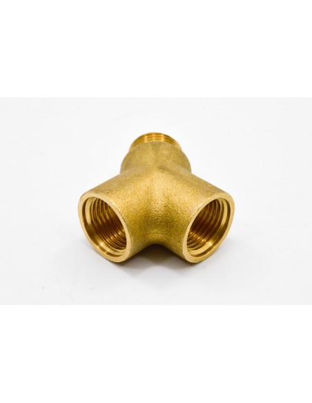 Racor “Y'' latón M-H-H 1/2''
