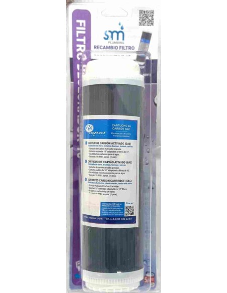 Recambio de filtro declorador 10''