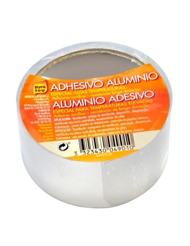 Cinta adhesiva de aluminio 50 mm x 10 m