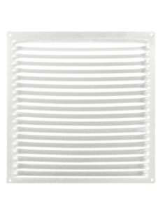 Rejilla plana cuadrada de aluminio para exterior | S&M Ventilation 2