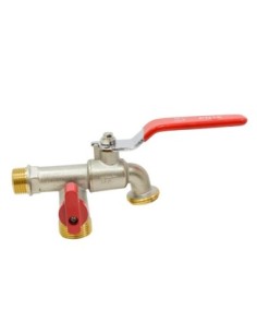 Grifo Manguera 2 Salidas sin Racor Latón