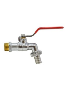 Grifo Manguera con Toma para Candado Latón