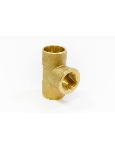 Te con rosca hembra para soldar 12 mm x 1/2''