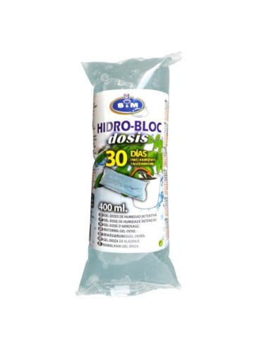 Gel de riego Hidrobloc para Plantas hasta 30 Días Sin Regar - Saco 400 ml