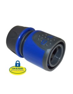 Conector Automático de Manguera con Bloqueo Gama Premium - 15 mm