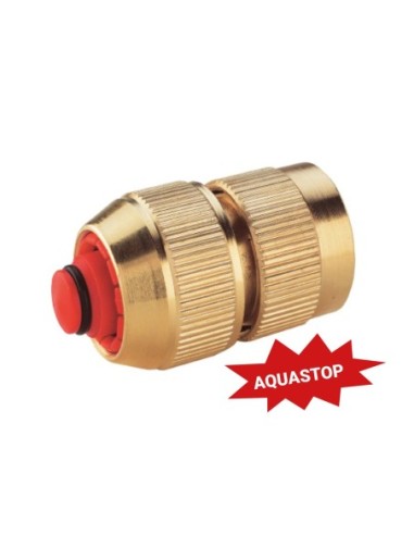 Conector Hembra Automático AquaStop Latón 15 mm - Blister