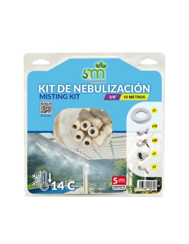 Kit 10 m Nebulización 3/8 “- 10 Toberas