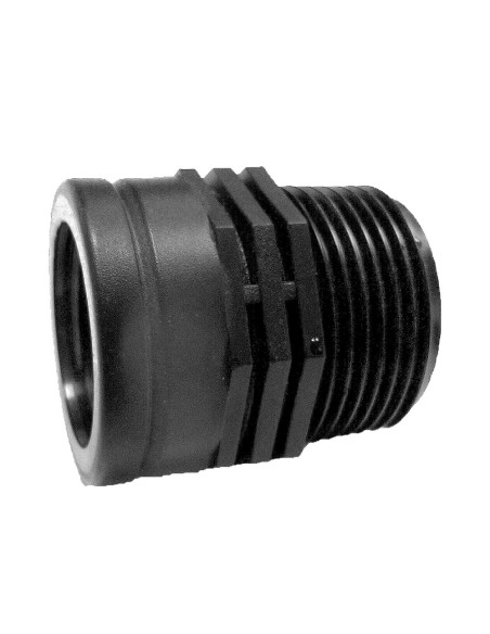 Manguito Roscar Reducido Macho Hembra Polietileno 3/4'' x 1/2'' - Blister