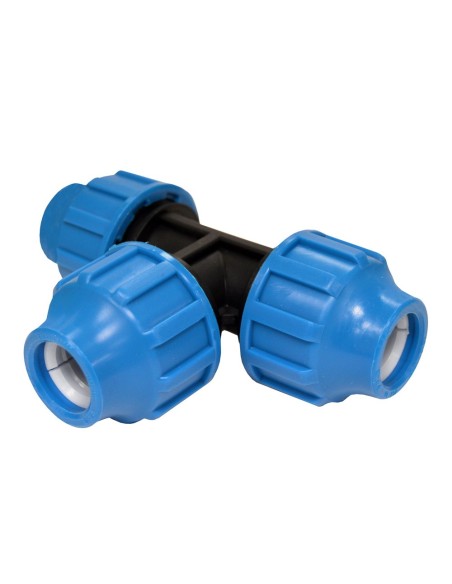 Te Bocas Iguales Polietileno - 20mm