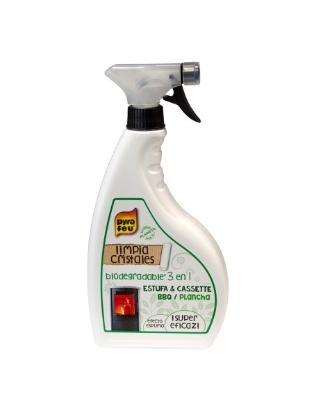 Pyrofeu Limpiador de Cristales Ecologico Biodegradable - Spray 750 ml