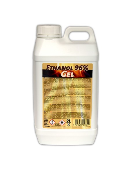 Pyrofeu Etanol 96% Gel - Bidón 2 l