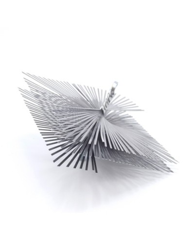 S&M Fire Cabezal Deshollinador Cuadrado Acero - 200mm x 200mm