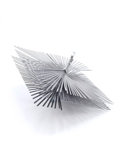 S&M Fire Cabezal Deshollinador Cuadrado Acero - 200mm x 200mm