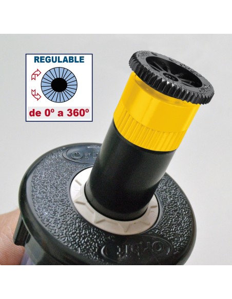Tobera regulable 0 a 360° para difusor de riego enterrado | S&M Garden