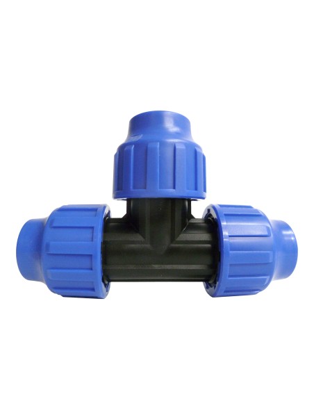 Te de polietileno con bocas iguales - S&M Garden