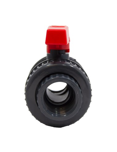 Válvula de esfera desmontable de polietileno para roscar hembra-hembra