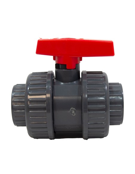 Válvula de esfera desmontable de polietileno para roscar hembra-hembra