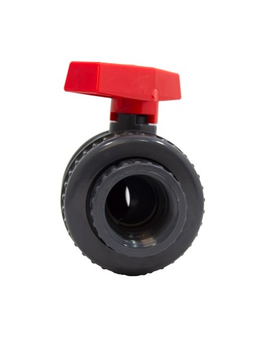 Válvula de esfera desmontable de polietileno para roscar hembra-hembra