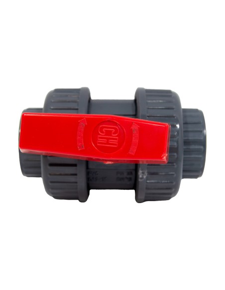 Válvula de esfera desmontable de polietileno para roscar hembra-hembra