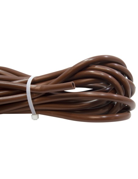 Microtubo flexible marrón para riego por goteo | S&M Garden