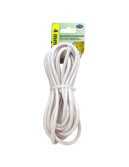 Microtubo flexible blanco para riego por goteo | S&M Garden
