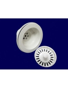 Válvula con cestilla blanca - 113 mm