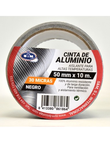 Cinta de aluminio para sellar 50 mm x 10 m