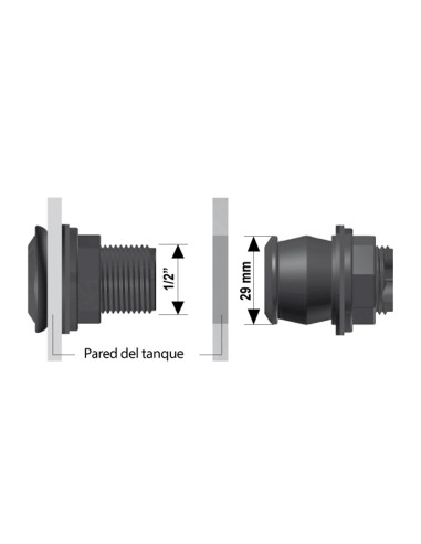 Rácor rápido para salida de depósito | S&M Garden