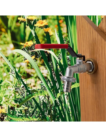 Grifo de latón con toma para manguera | S&M Garden