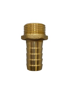 Entronque de Latón Macho para Manguera 3/4'' - 20 mm 2
