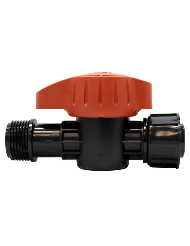 Llave de paso de polietileno para electroválvula | S&M Garden