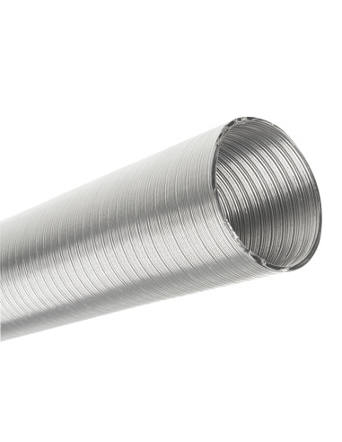 Tubo de aluminio semirigido flexible y extensible 100 mm (hasta 1,5 m)
