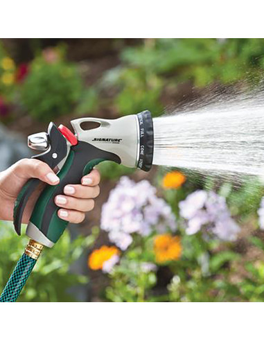 Pistola Signature de metal para riego con 10 chorros | S&M Garden