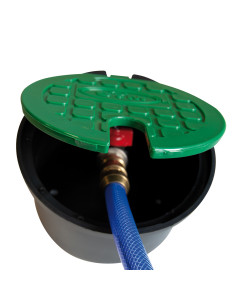 Arqueta Redonda de Riego con Llave y Codo Giratorio - Diámetro 17 2