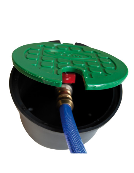 Arqueta circular con válvula de 3/4" incorporada | S&M Garden