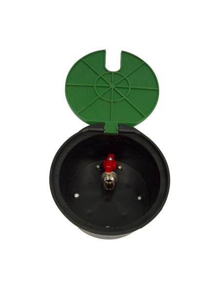 Arqueta circular con válvula de 3/4" incorporada | S&M Garden