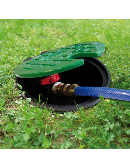 Arqueta circular con válvula de 3/4" incorporada | S&M Garden