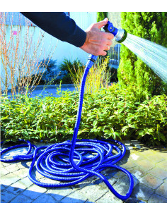 Manguera Extensible 2.0 Azul con Pistola 8 Funciones - 7 2
