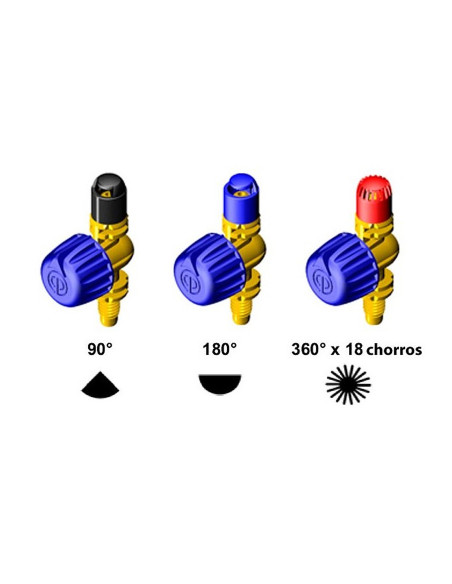 Microdifusores de riego con válvula reguladora | S&M Garden