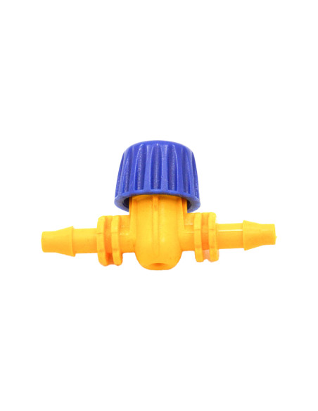 Llave de paso para microtubo de riego por goteo | S&M Garden