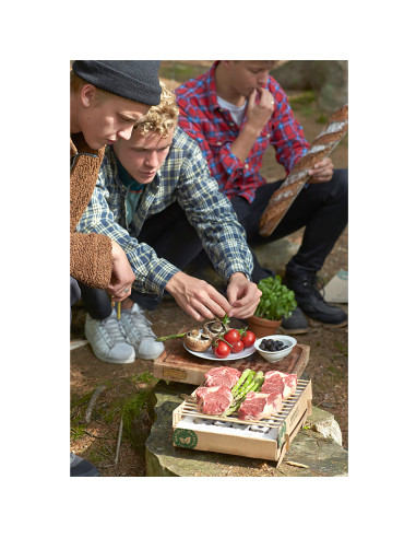 Barbacoa portátil natural | S&M Fire