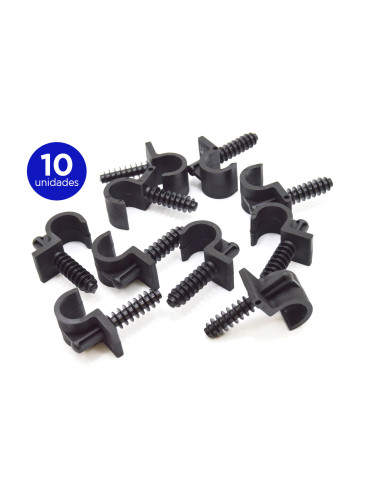 Abrazadera para fijar a pared tubos de riego de 16 mm | S&M Garden