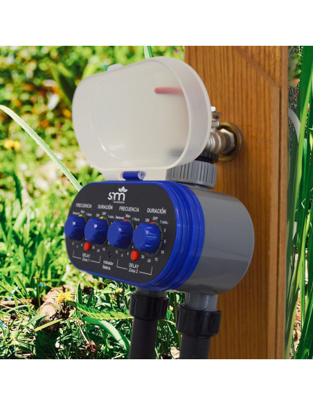 Programador de riego con dos salidas | S&M Garden