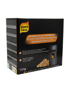 Pyrofeu Deshollinador Estufas y Calderas - Caja 1,5kg 2