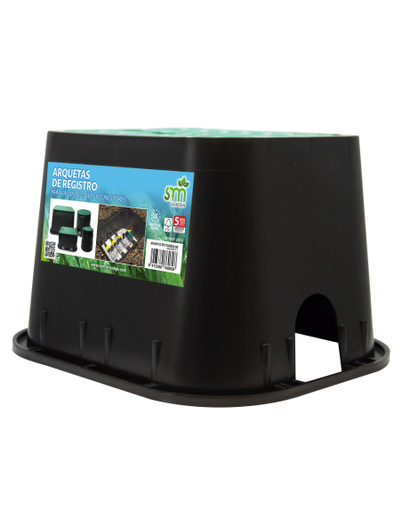 Arqueta rectangular para instalaciones de riego enterrado | S&M Garden