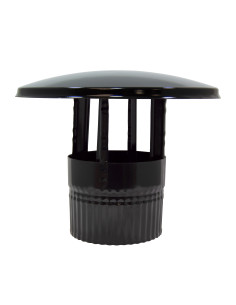 Sombrerete vitrificado de color negro | S&M Fire