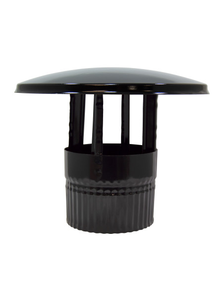 Sombrerete vitrificado de color negro | S&M Fire