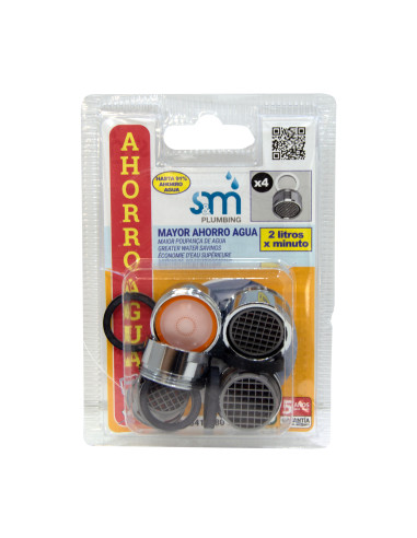 Atomizador macho 24/100 para ahorro de agua - 2 L/min | S&M Plumbing