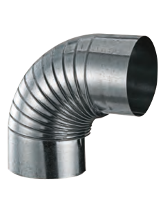 Codo rizado galvanizado 90° | S&M Fire