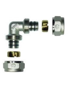 Codo de compresión multicapa 16 mm 2